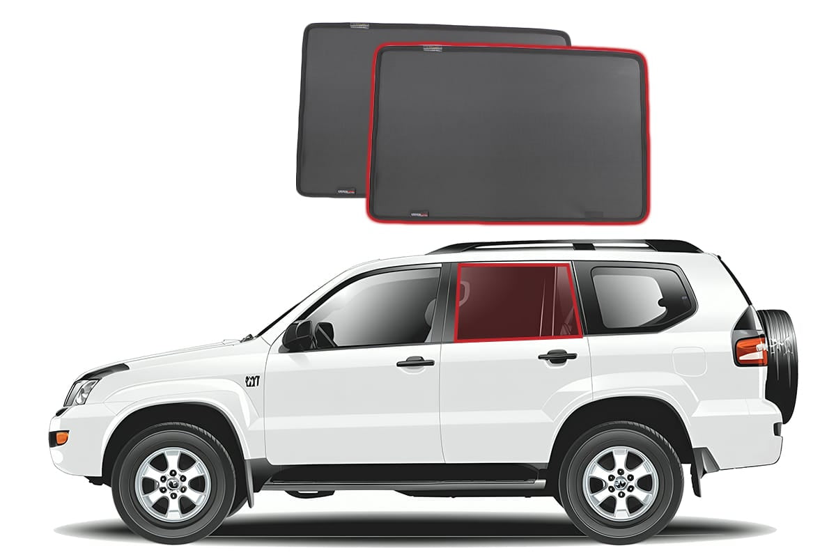 Snap Shades Suitable for Toyota LandCruiser Prado 120 Series | Lexus GX 470 (J120; 2003-2009)