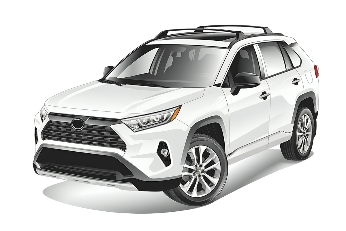 Snap Shades Suitable for Toyota RAV4 5th Generation (XA50; 2018-Present)