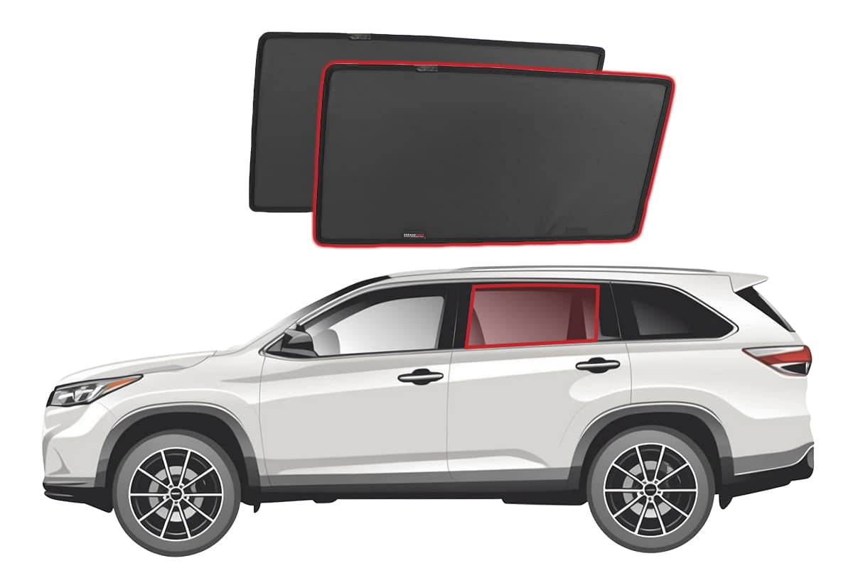 Snap Shades Suitable for Toyota Kluger/Highlander 3rd Generation (XU50; 2013-2020)