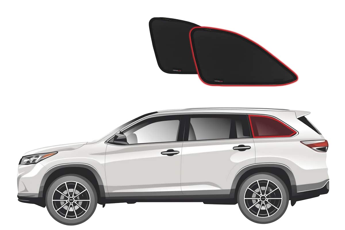 Snap Shades Suitable for Toyota Kluger/Highlander 3rd Generation (XU50; 2013-2020)