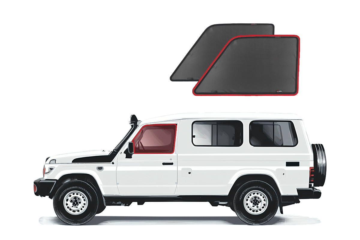 Snap Shades Suitable for Toyota LandCruiser Troop Carrier (78 Series; 1984-Present)
