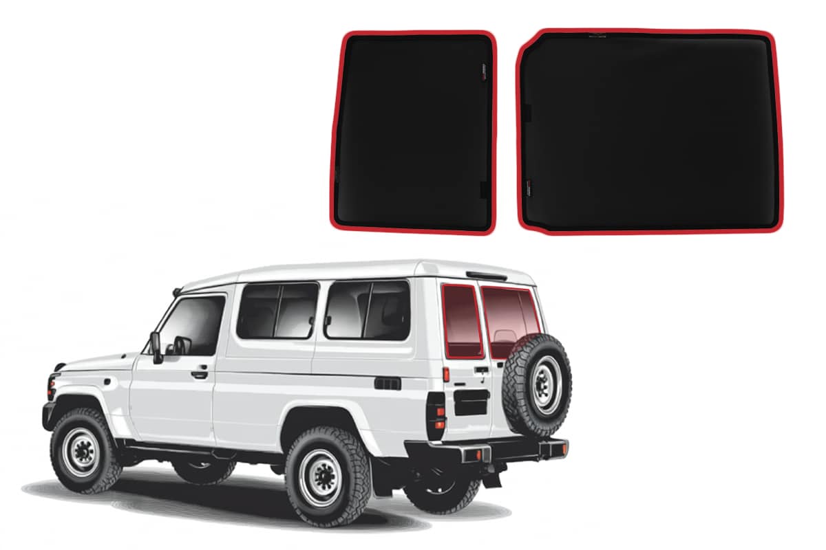 Snap Shades Suitable for Toyota LandCruiser Troop Carrier (78 Series; 1984-Present)