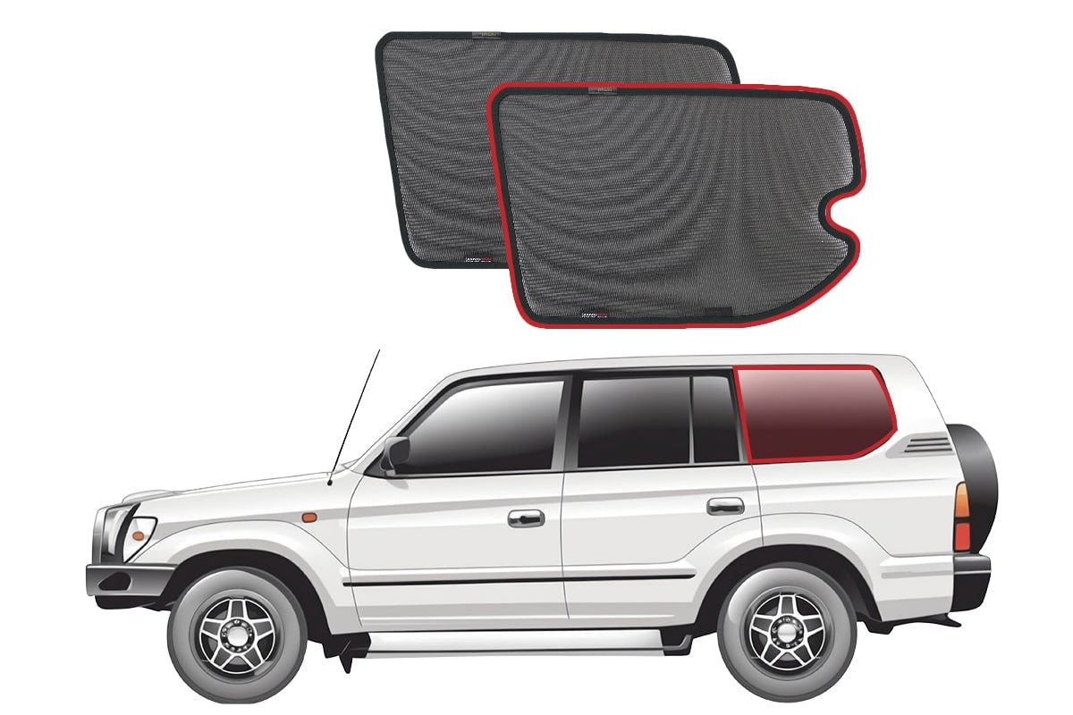 Snap Shades Suitable for Toyota LandCruiser Prado 90/95 Series (J90, J95; 1996-2002)