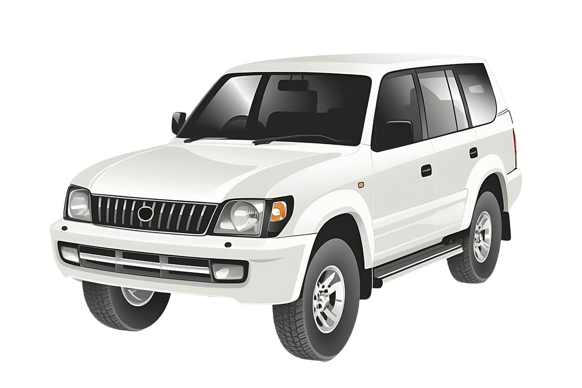 Snap Shades Suitable for Toyota LandCruiser Prado 90/95 Series (J90, J95; 1996-2002)
