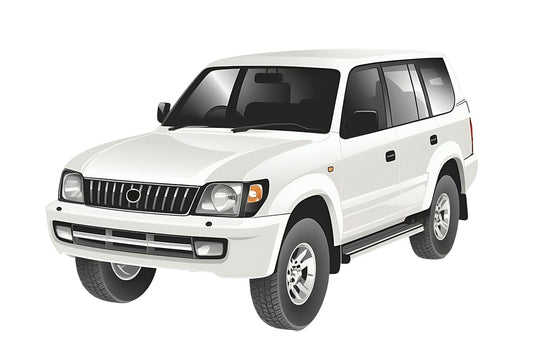 Snap Shades Suitable for Toyota LandCruiser Prado 90/95 Series (J90, J95; 1996-2002)