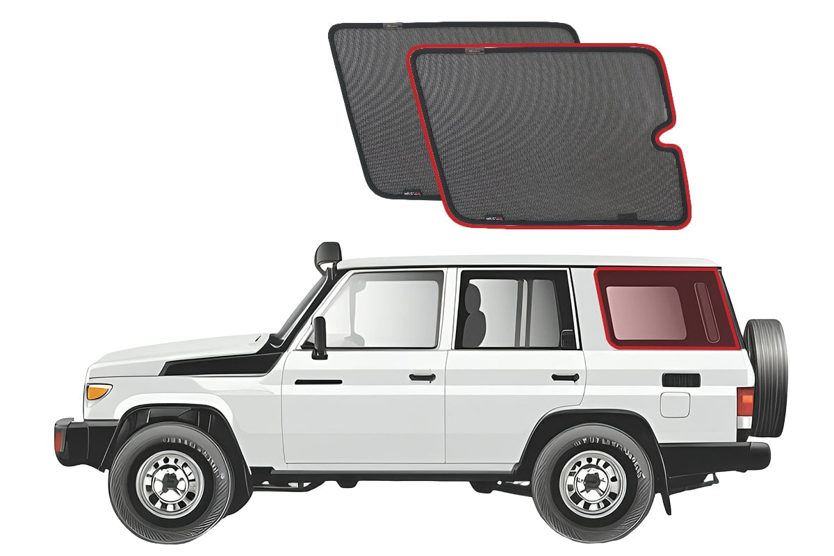 Snap Shades Suitable for Toyota LandCruiser 70 Series (76 Series; 1984-Present)