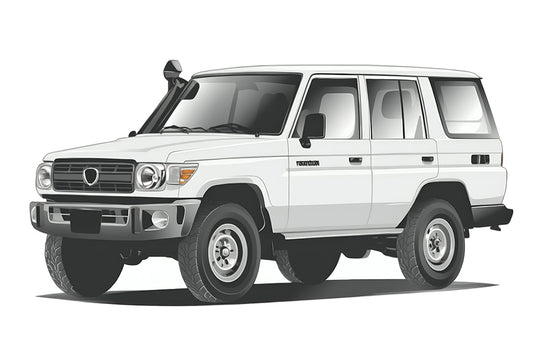 Snap Shades Suitable for Toyota LandCruiser 70 Series (76 Series; 1984-Present)