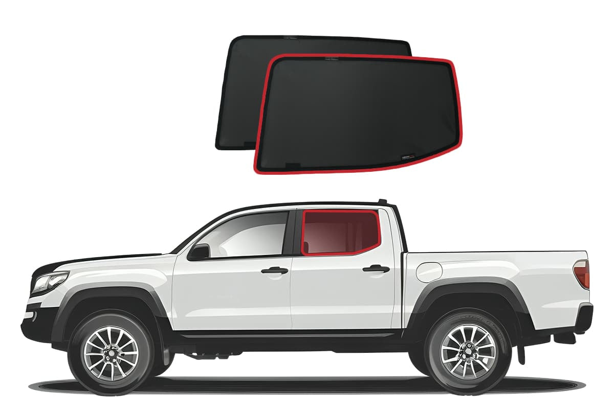 Snap Shades Suitable for Toyota Tacoma Double Cab 3rd Gen (N300; 2015-Present)