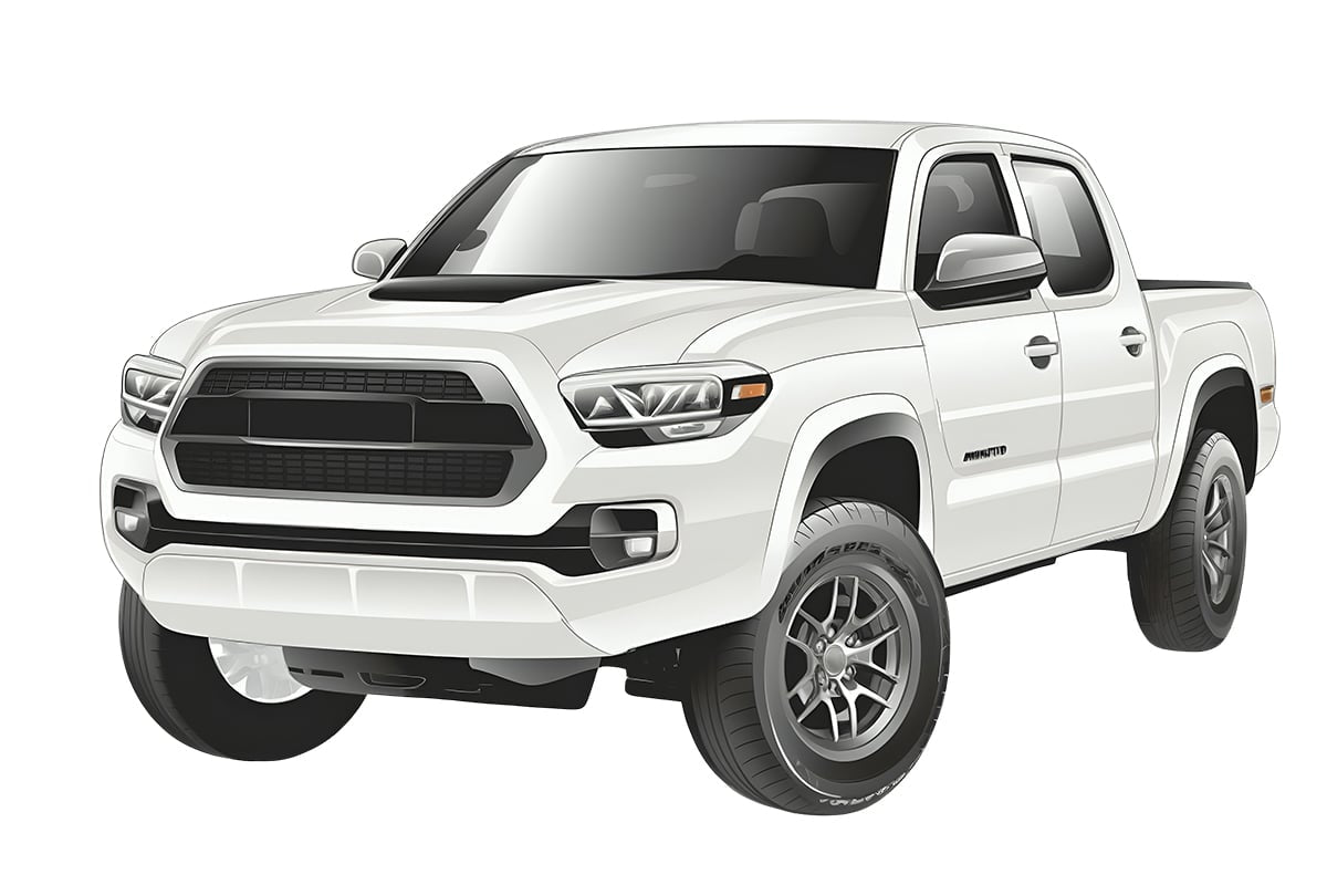 Snap Shades Suitable for Toyota Tacoma Double Cab 3rd Gen (N300; 2015-Present)