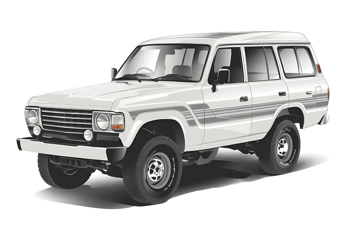 Snap Shades Suitable for Toyota LandCruiser 60 Series (J60; 1980-1992)