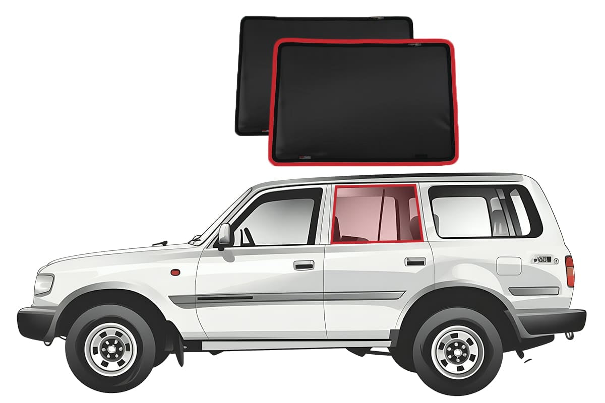 Snap Shades Suitable for Toyota LandCruiser 80 Series (J80; 1990-1997)