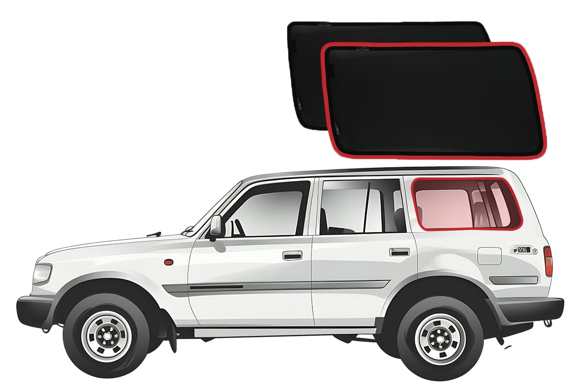 Snap Shades Suitable for Toyota LandCruiser 80 Series (J80; 1990-1997)
