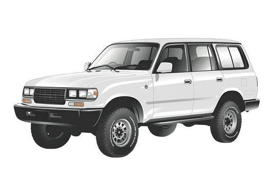 Snap Shades Suitable for Toyota LandCruiser 80 Series (J80; 1990-1997)