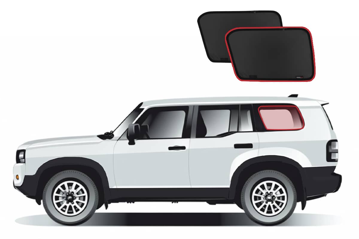 Snap Shades Suitable for Toyota LandCruiser Prado 250 Series | Lexus GX 2023-On