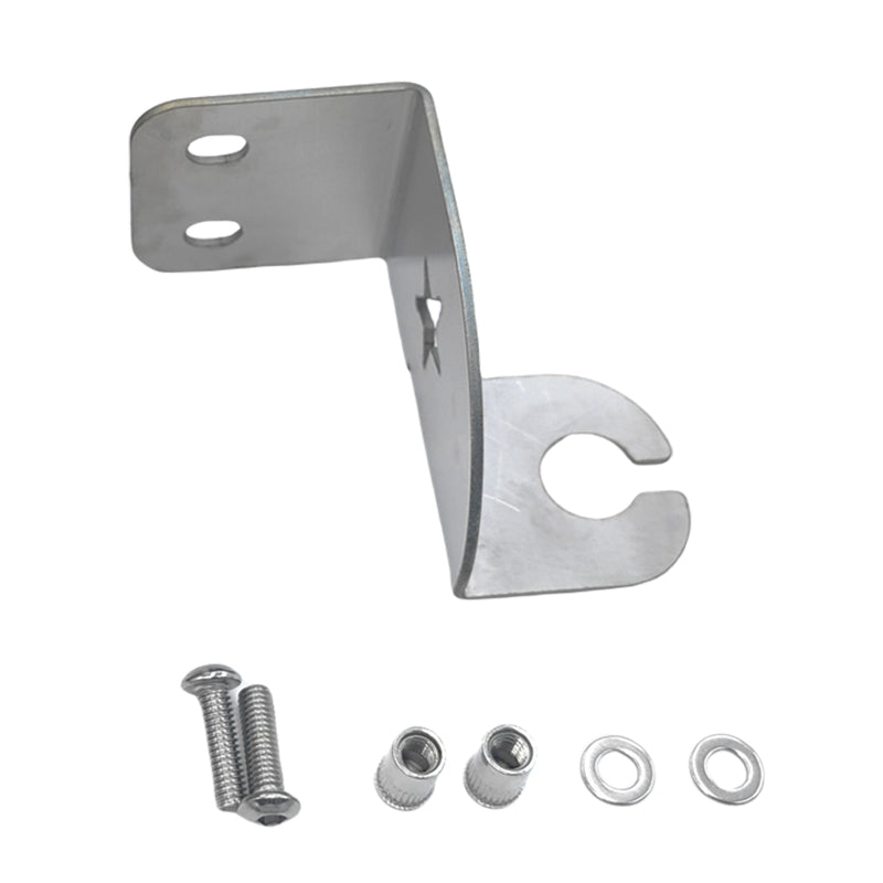 Rear Bonnet Hinge UHF Mount Antenna Bracket Suitable For 76 Series LH 2mm Stainless Steel