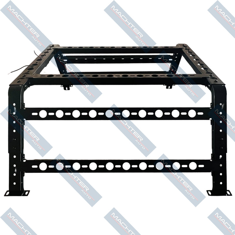 Black Powdercoated Steel Universal Ute Tub Rack Roof Rack Suitable For Dmax Hilux With LED