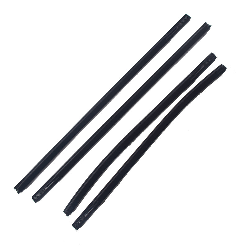 4 Pcs Outer Door Window Rubber Seal Trim Suitable For Ford Ranger PX XL 2012-2020