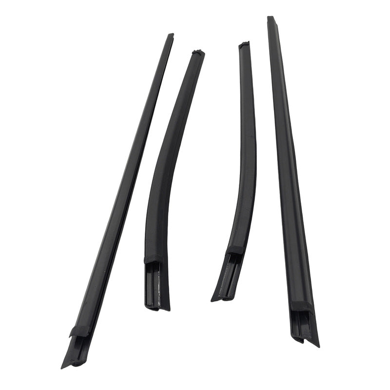 4 x Weatherstrips Rubber Window Seals Suitable For Isuzu Dmax 2012-2018