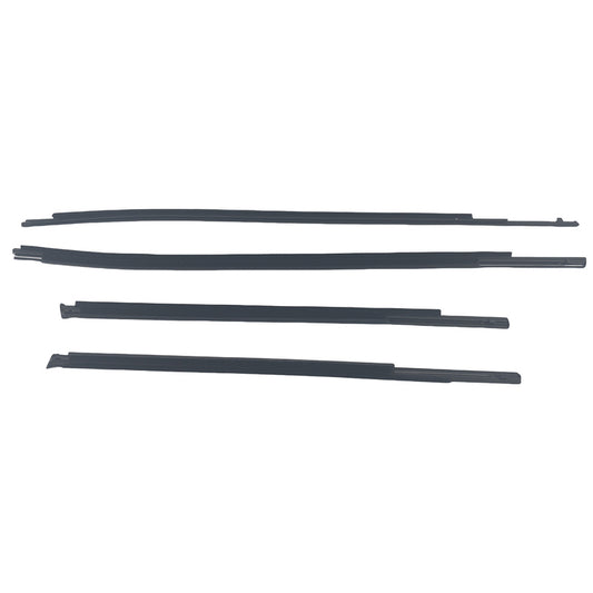 4 Pcs Outer Window Mould Seal Trim Suitable For Toyota Hilux Revo 4 Doors 2015-2021