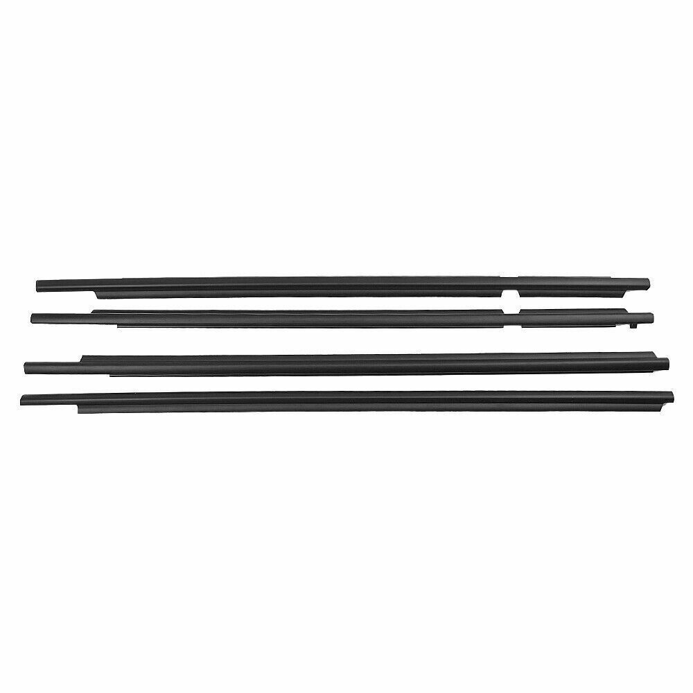 4pcs Weatherstrip Moulding Trims - Suitable  For Toyota Land Cruiser Prado 120 Series 03-09