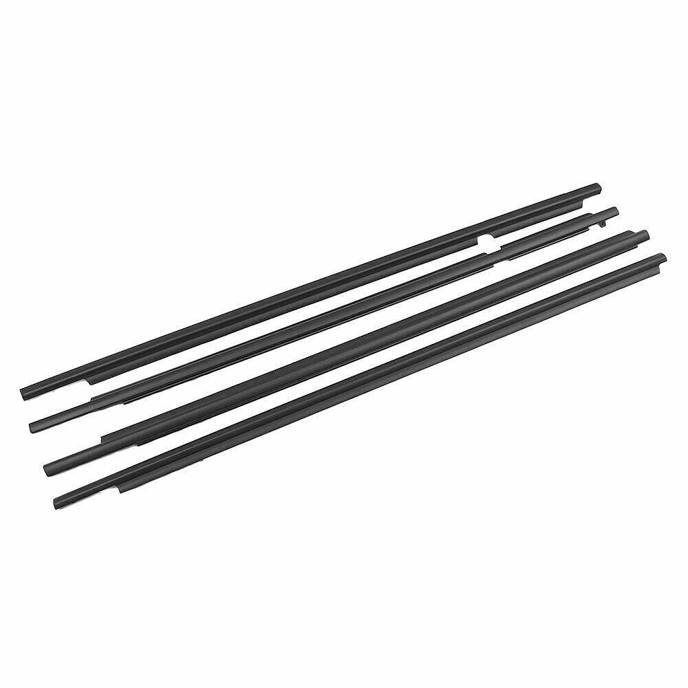 4pcs Weatherstrip Moulding Trims - Suitable  For Toyota Land Cruiser Prado 120 Series 03-09