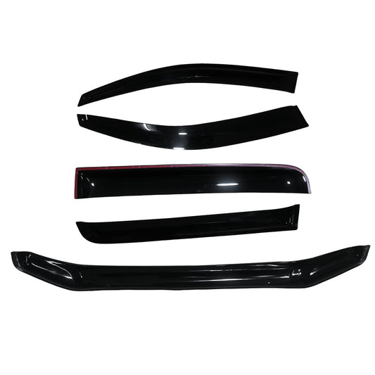 Bonnet Protector & Weathershields Window Visors Suitable For Toyota Hilux 2005-2011