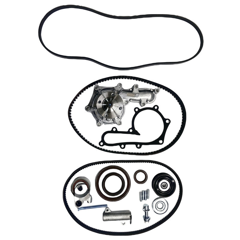 Water Pump + Timing Belt Kit Suitable For Toyota Landcruiser HDJ78R HDJ79R HDJ80R HDJ100R