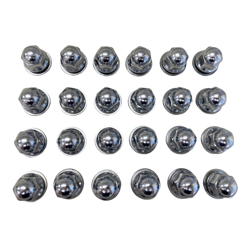 24 Pcs Shank Washer Alloy Wheel Nuts Suitable For Mitsubishi Pajero NS Triton ML Challenger Lancer GTO