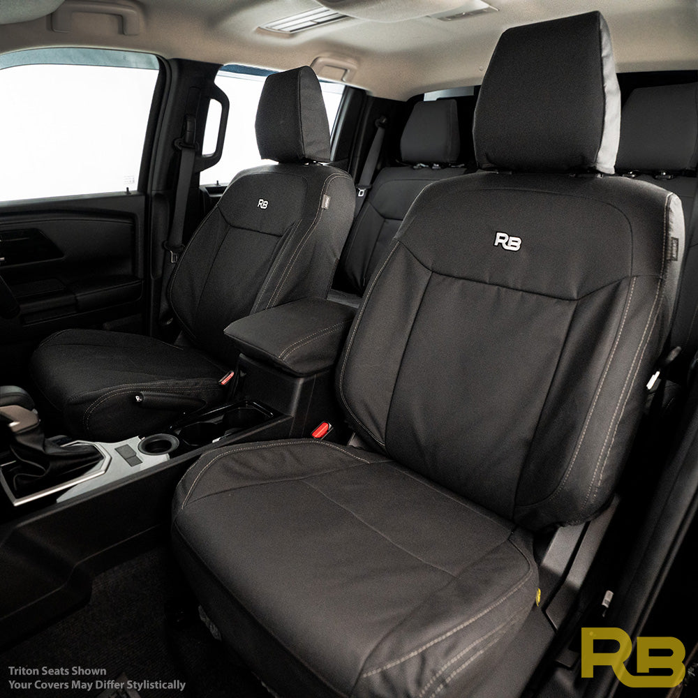 Razorback 4x4 - Toyota Hilux 9th Gen - SR - XP7 Heavy-Duty Canvas Front Row Seat Covers (Available)