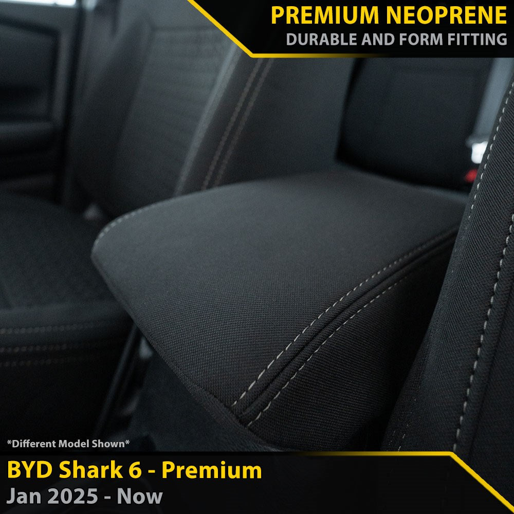 Razorback 4x4 - BYD Shark 6 - GP6 Premium Neoprene Console Lid Cover (Made to Order)