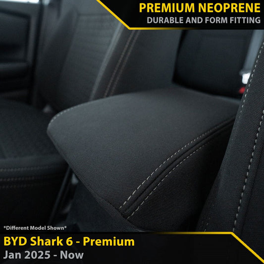 Razorback 4x4 - BYD Shark 6 - GP6 Premium Neoprene Console Lid Cover (Made to Order)