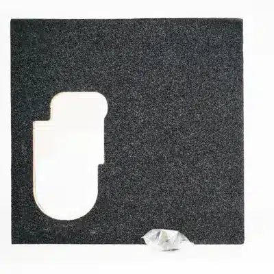 MSA 4x4 Left Pre-Cut Power Panel Mounting Panel Suitable for E1350 - SP0527