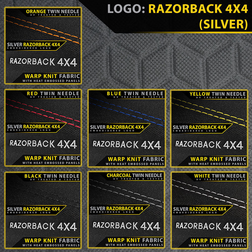 Ford Ranger PX III Premium Neoprene 2x Front Seat Covers