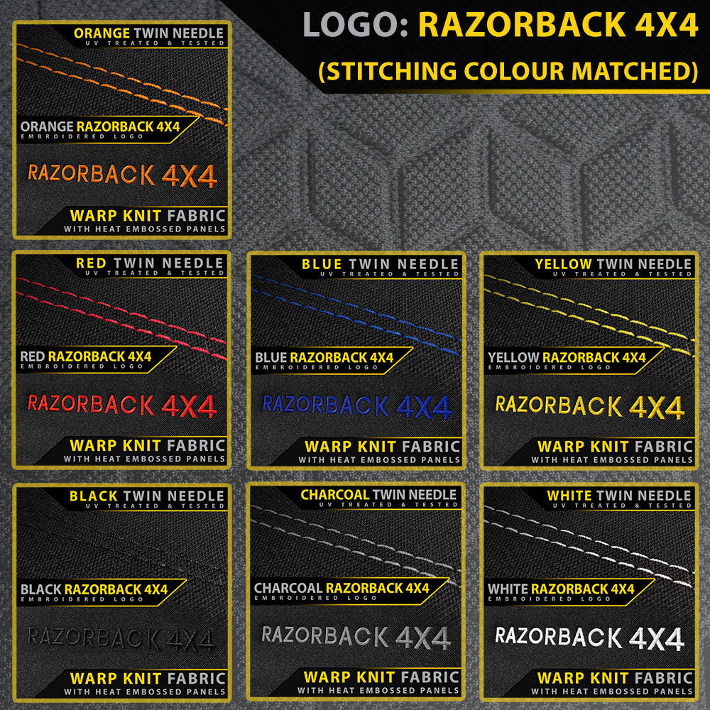 Ford Ranger T6.2 XLT Premium Neoprene 2x Front Row Seat Covers