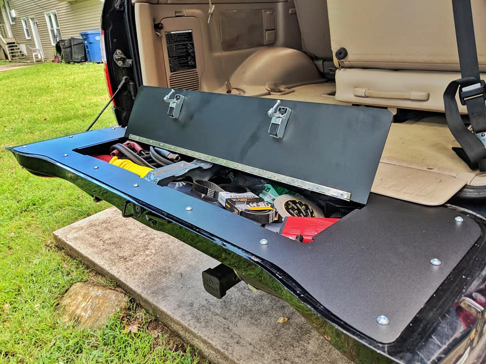 Tailgate Storage Mod Suitable for 100 / 105 Series Land Cruiser