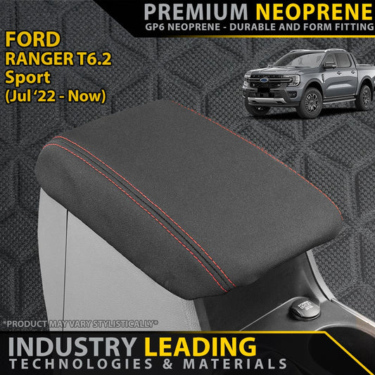 Ford Ranger T6.2 Sport & Tremor Premium Neoprene Console Lid