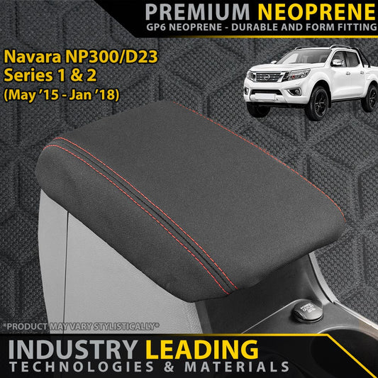 Razorback 4x4 - Nissan Navara NP300 - GP6 Premium Neoprene Console Lid Cover (Made to Order)