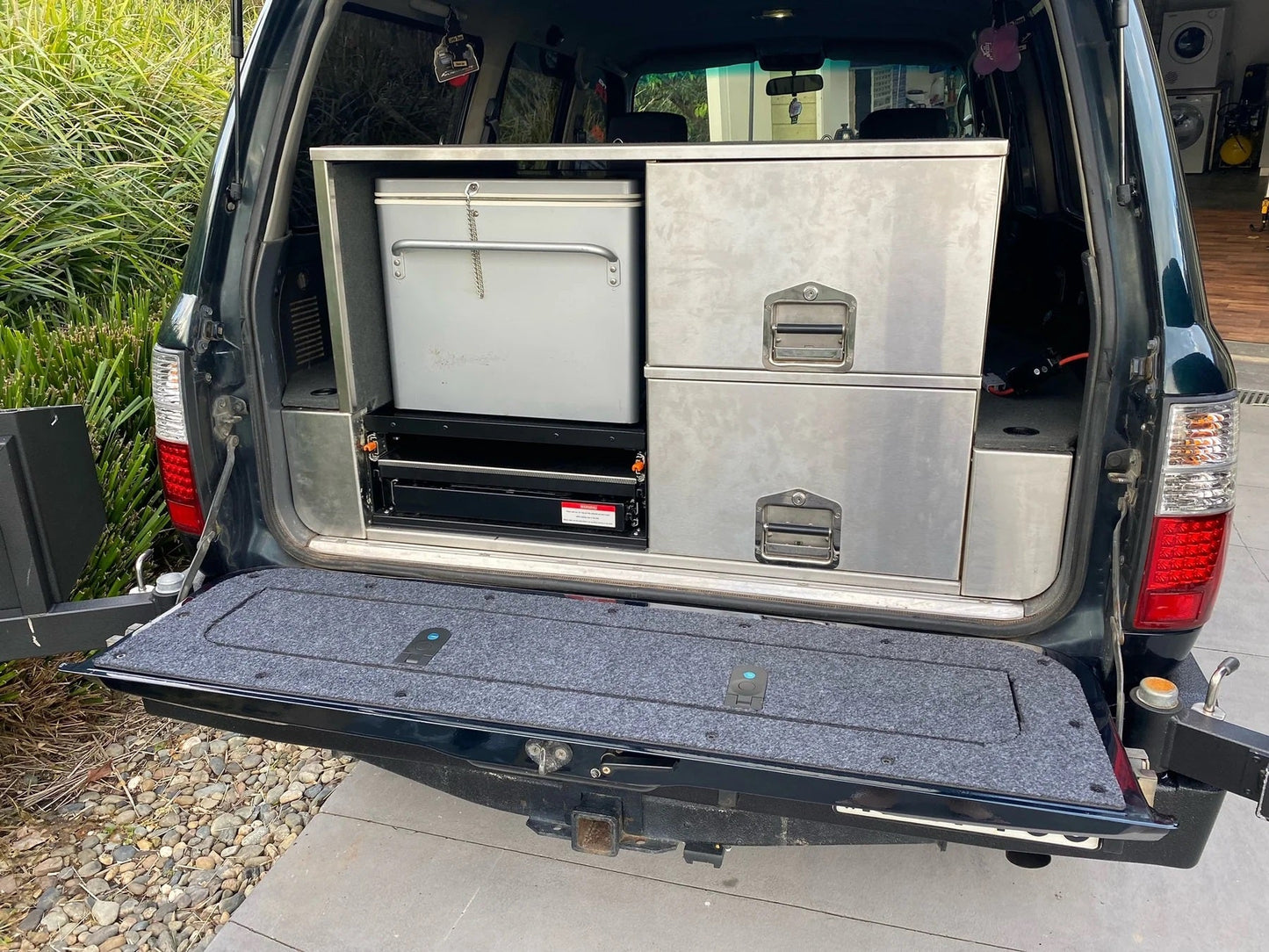 Tailgate Storage Mod Suitable for 80 Series Land Cruiser