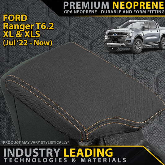 Ford Ranger T6.2 XL, XLS & Black Edition Premium Neoprene Console Lid