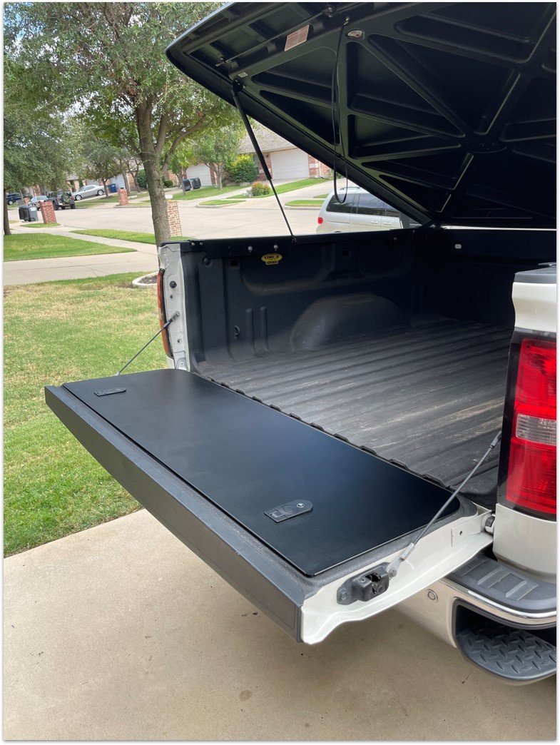 Tailgate Storage Mod Suitable for Chevy Silverado