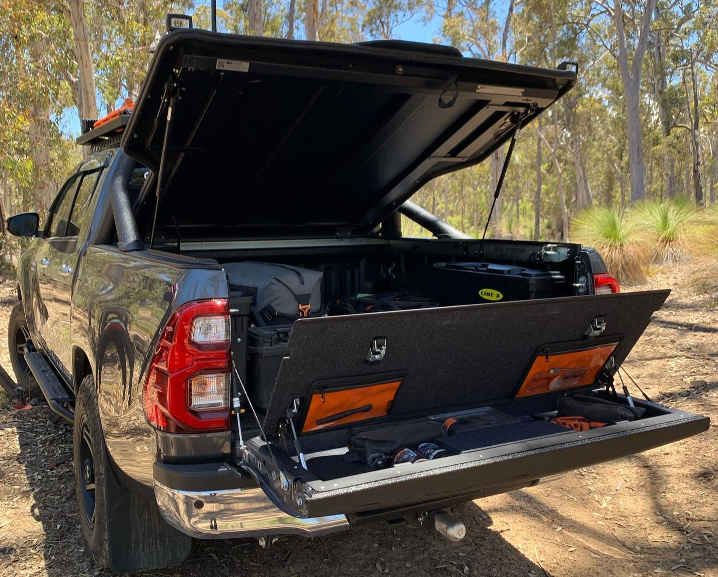 Tailgate Storage Suitable for Hilux