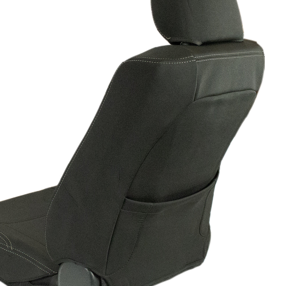 Razorback 4x4 Neoprene Front Seat Covers For a Toyota HiLux 8th Gen (Cloth Seats Only)