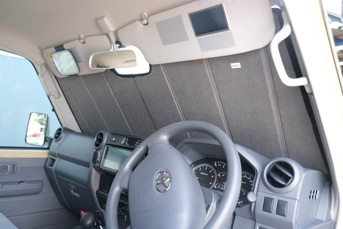 Snap Shades Suitable for Toyota LandCruiser 70 Series Double Cab Car Window Shades (79 Series; 1984-Present)