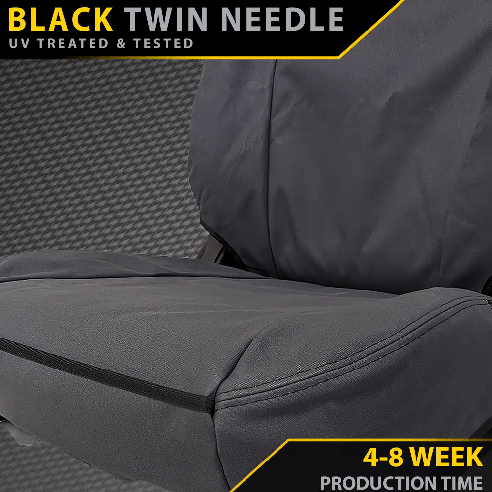 Ford Ranger T6.2 Wildtrak, Wildtrak X & Platinum Heavy Duty XP7 Canvas 2x Front Seat Covers (Made to Order)