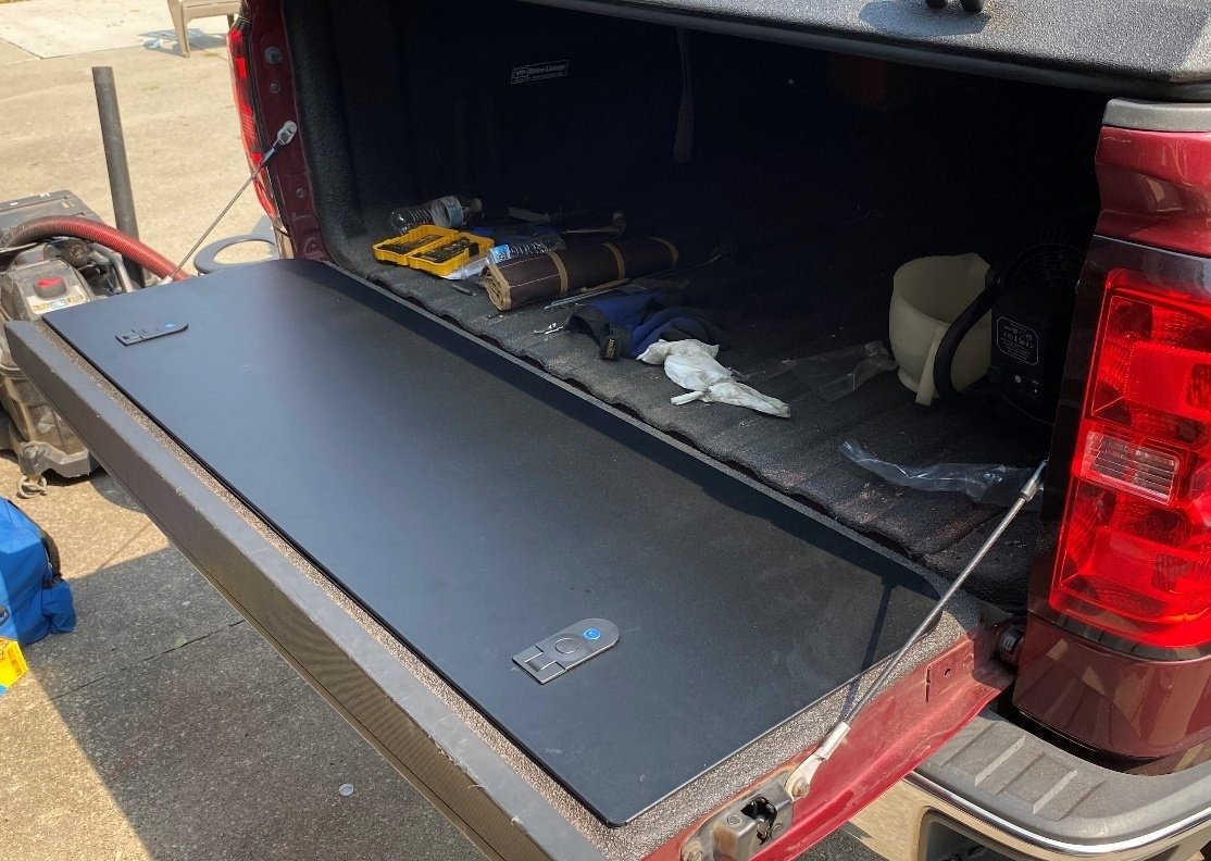 Tailgate Storage Mod Suitable for Chevy Silverado