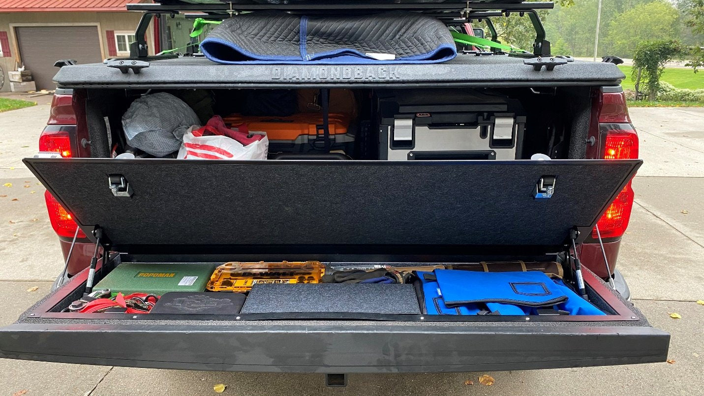Tailgate Storage Mod Suitable for Chevy Silverado